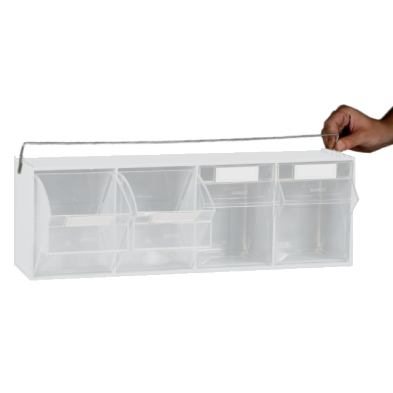 Retaining bar for 4 Door Clearbox Storage Drawer System - Pack of 10